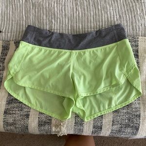 Lululemon Neon Speed Up Shorts 2.5”